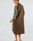Seashell Shirtdress Brown