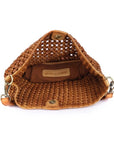 Malabar Woven Crossbody Tan