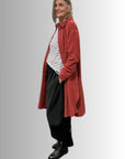 Cotton Coat Dress Orange