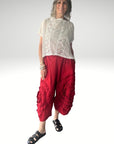 Circles Pant Red