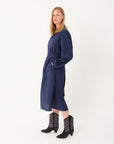 Paris L/S Midi Dress