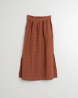 Windowpane Check Skirt