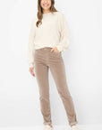 Brax Mary Velvet Pant Walnut