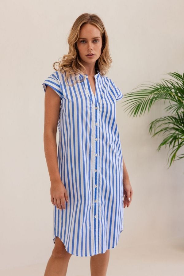 Cotton Extended Sleeve Dress