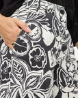 Maine S Linen Print Pant