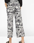Maine S Linen Print Pant