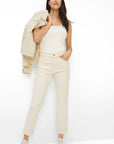 May Crop Pant Ecru