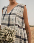 Tara Check Top