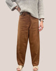 Bronel Barrel Pant Toffee