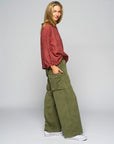 Alira Cord Pant Moss