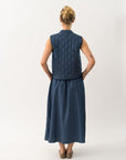 Akane Maxi Skirt Blue