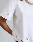 Colleen Cutwork Tee