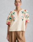 Maeve Embroidered Top