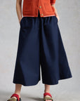 Lauryn Poplin Wide Leg Crop Pant