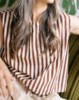 Anna Cotton Top Stripe