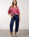 Stellar Crop Pant Navy