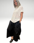 Diagonal Hem Tee White