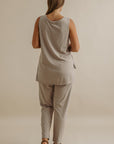 Shoreline Singlet Vintage Khaki