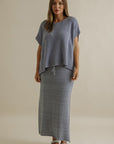 Ladder S/S Pullover Chambray