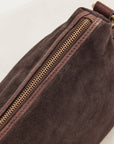 Suede Teddy Bag Chocolate