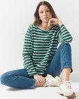 Hero Stripe Raglan Tee