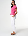 Front Split SS Tee