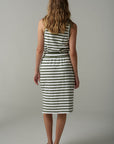 Stripe Drawstring Skirt