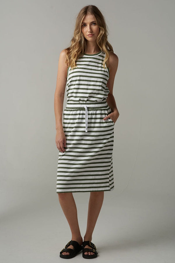 Stripe Cotton Skirt