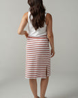 Stripe Drawstring Skirt