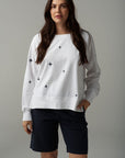 S25 Cross Embroidered Sweater