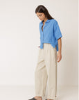 Crop Linen Shirt