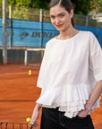 Urban Ruffle Top - White