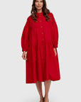 Drop Waist Shirt Dress