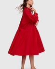 Drop Waist Shirt Dress
