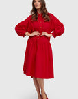 Drop Waist Shirt Dress