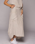 Peggy Skirt Clyde Stripe