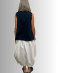 Cotton Tulip Pant White