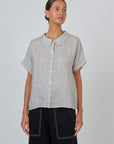 Collar Linen Top Chai