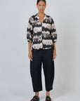 Gathered Sleeve Shirt Eruption
