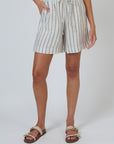 Tie Waist Shorts Travertine