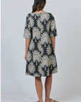 Date Palm Dress with Sleeve