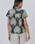 Date Palm Button Up Top