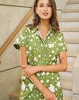Moss Barnacles Button Up Top