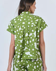 Moss Barnacles Button Up Top
