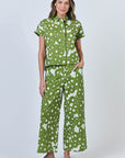 Moss Barnacles Button Up Top