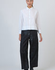 Wide Hem Shirt - White