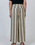 Chevron Wide Leg Pant