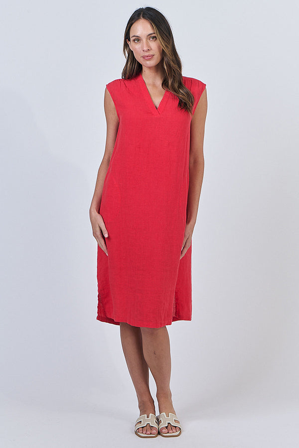 Buoy V Neck S/L Dress
