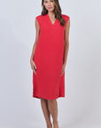 Buoy V Neck S/L Dress