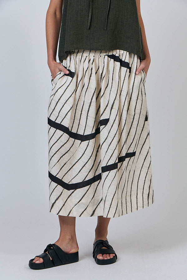 Isobars Ruched Waist Skirt